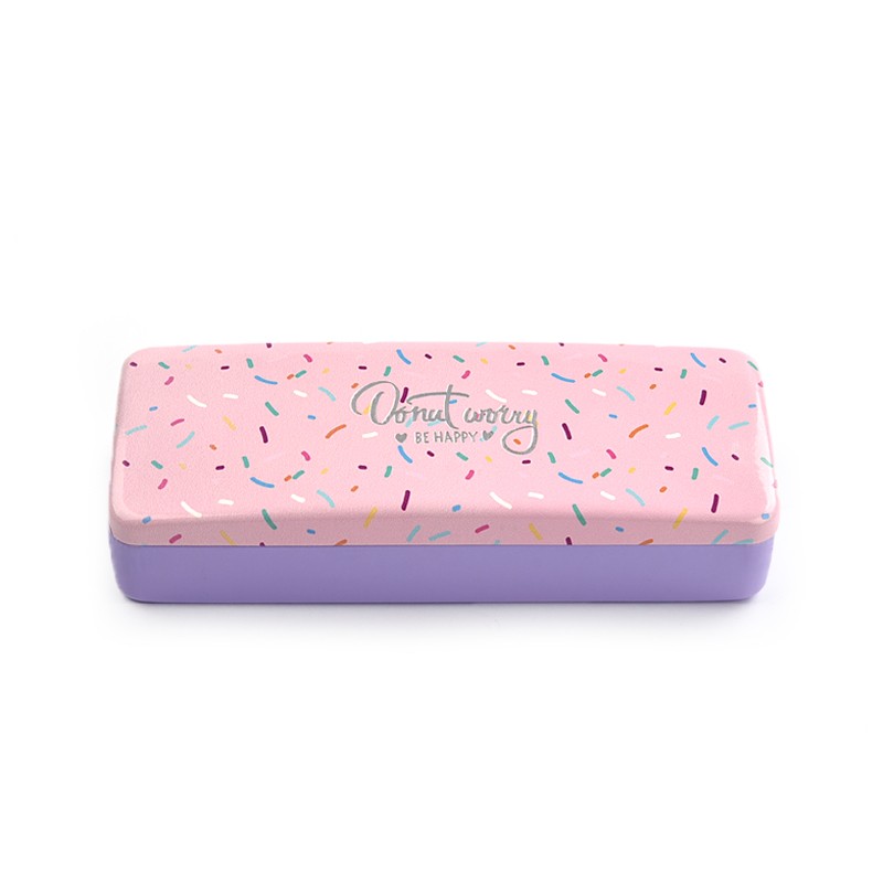 Unique design beautiful hard metal optical case with customized logo